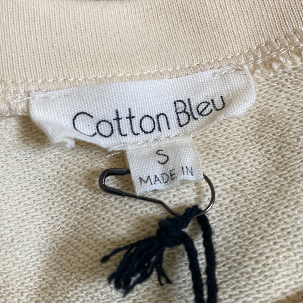 CottonBleu New Agenda Colorblock Pullover Sweatshirt S NEW - Picture 4 of 7